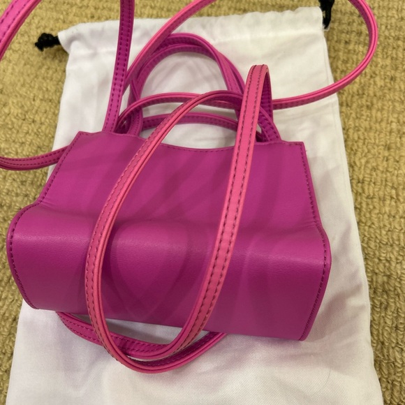 Telfar Pink Azalea mini Pink Small Shopping Bag NWOT - Picture 8 of 15
